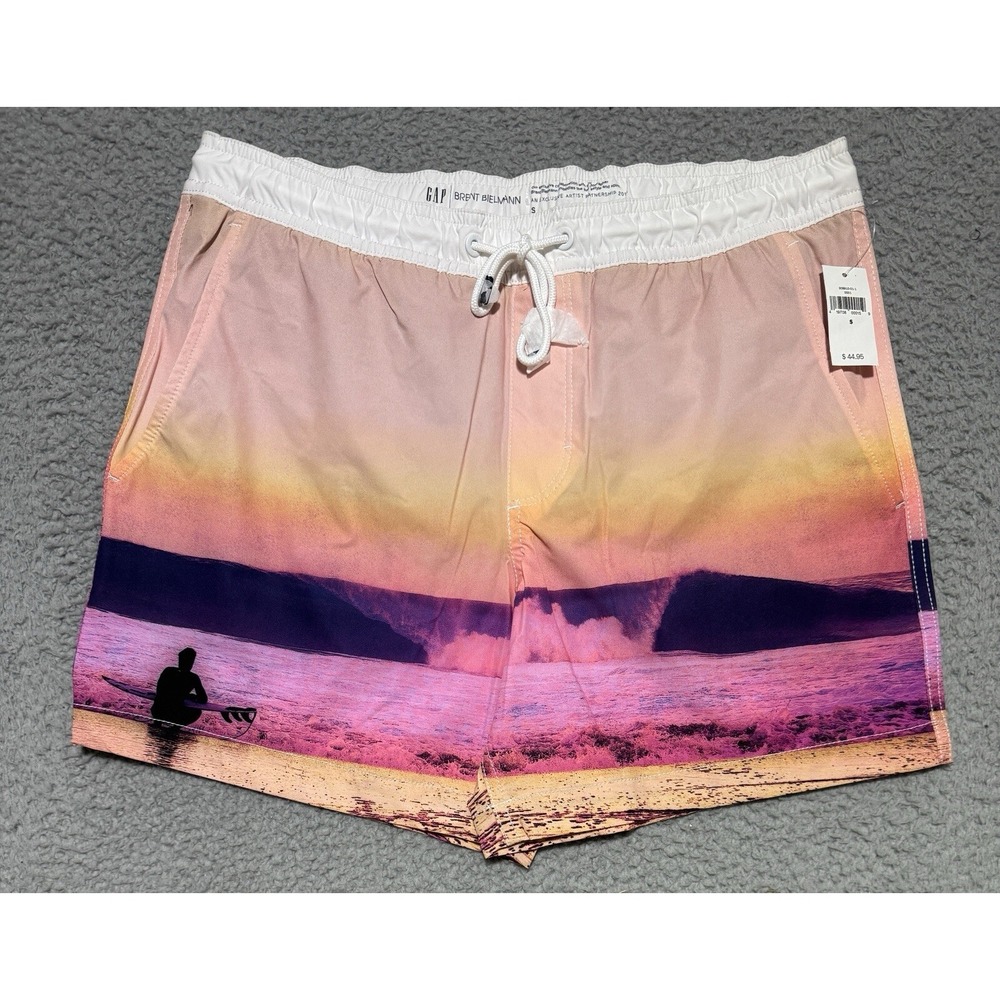 Gap Brent Bielmann Swim Board Shorts Mens Small NEW Beach Surfing